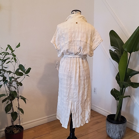 RIP Curl Cream Maxi dress. 100% Cotton. Size large. New With Tag. - Picture 3 of 7